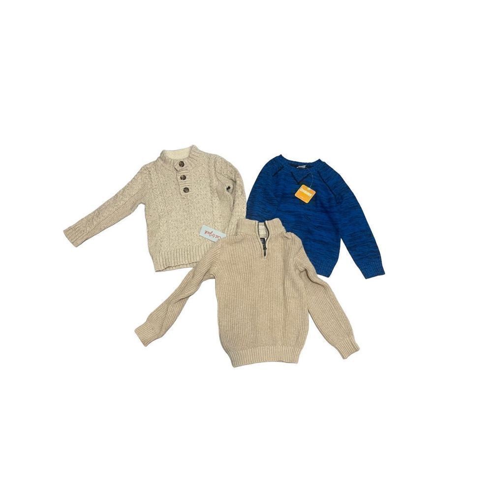Boy’s Knit Cozy Sweaters Bundle Size 4